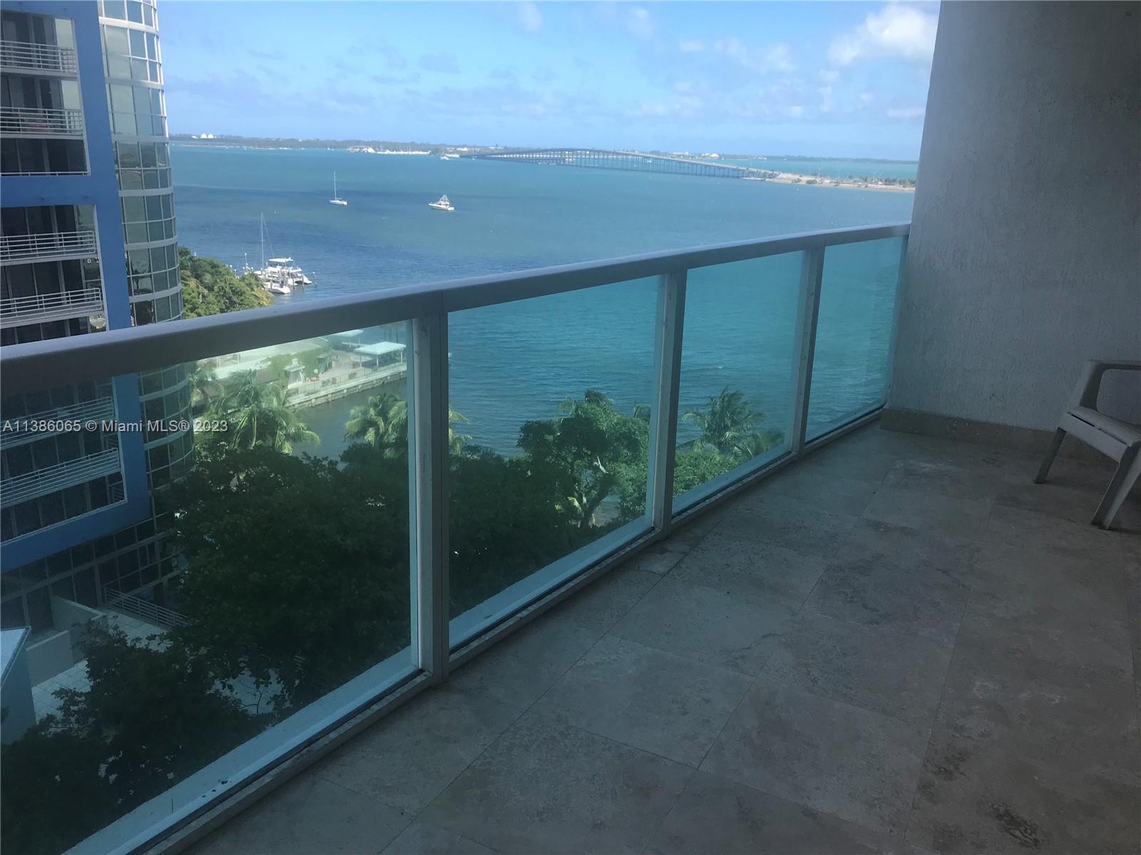 2101 Brickell Avenue, Unit 704 Miami, FL 33129 - Photo 9 of 32 a view of a back yard from a balcony