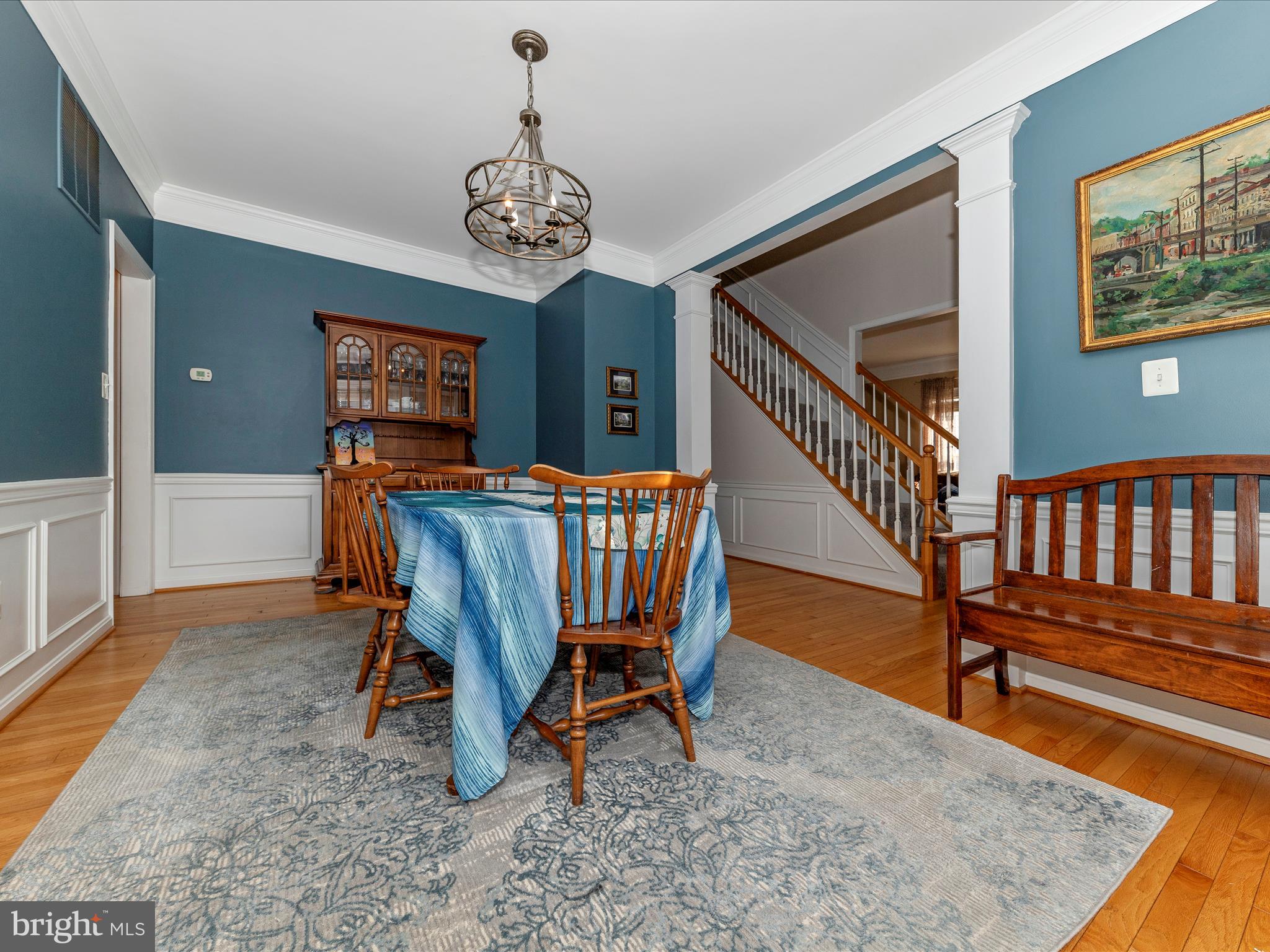 4 Jeffrey Lane Brunswick, MD 21758 - Photo 4 of 39 a dining room with furniture a rug and wooden floor