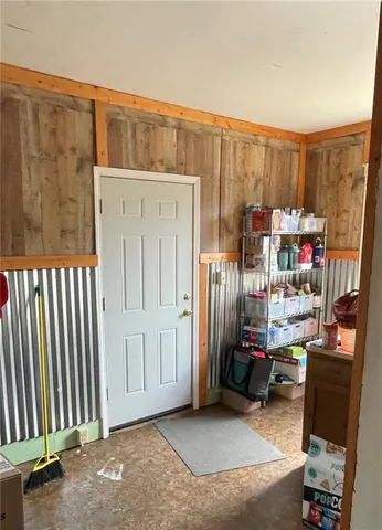 a view of a door front of a house