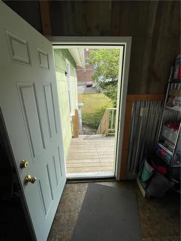 a view of outdoor space and deck