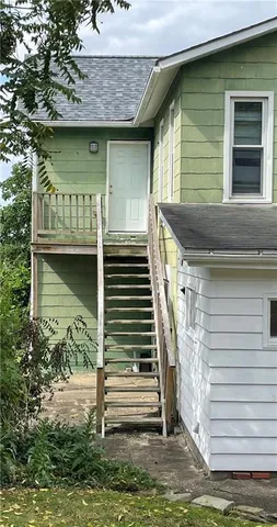 a view of a house with a window