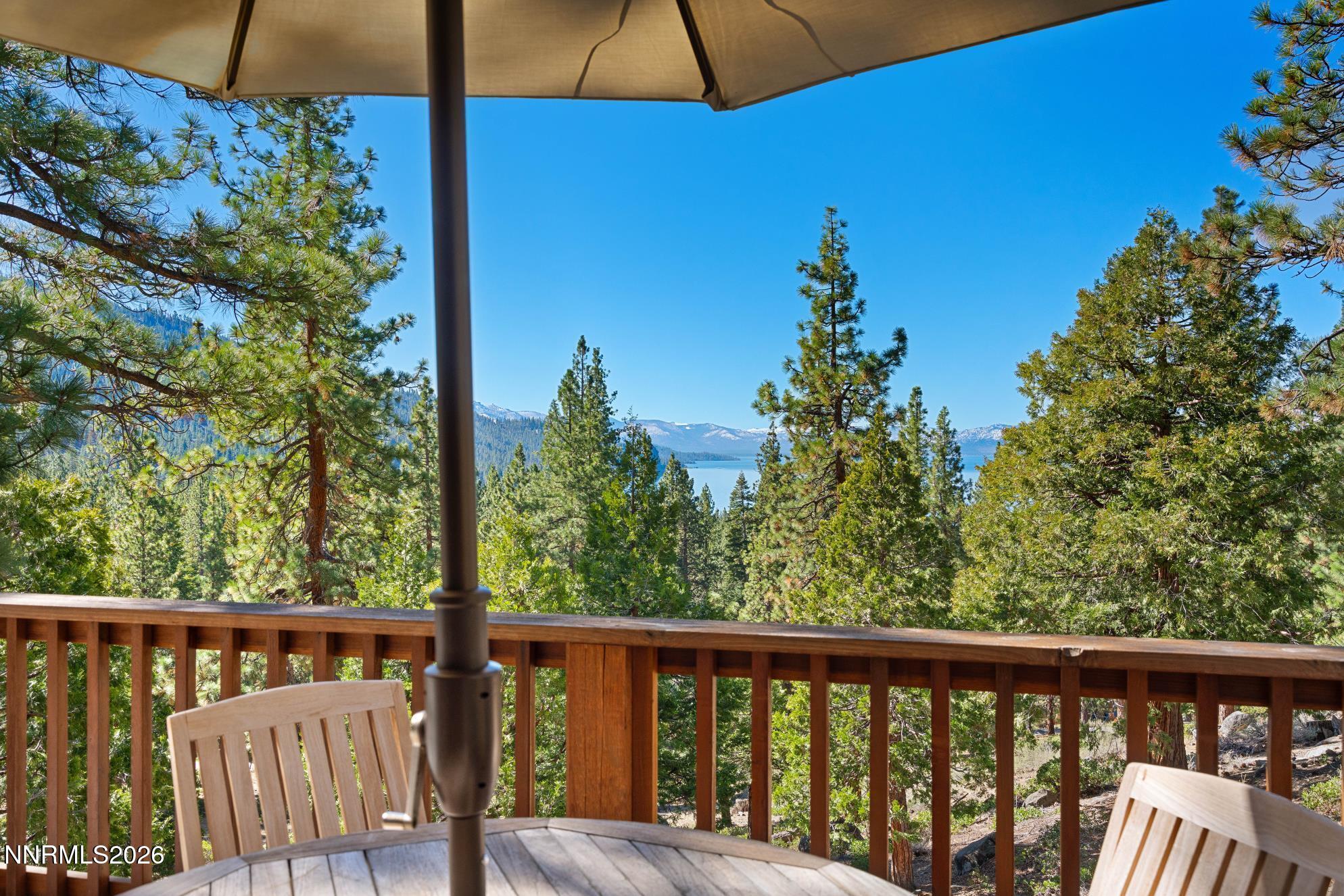 38 South Point Place Glenbrook, NV 89413 - Photo 5 of 24 a view of a balcony with wooden floor