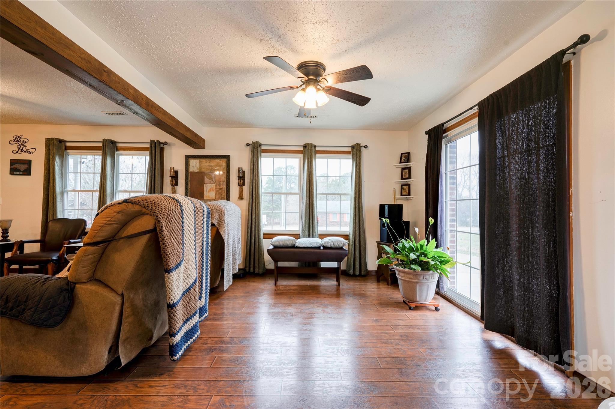 111 Hicks Road Grover, NC 28073 - Photo 5 of 35 a living room with furniture and a large window