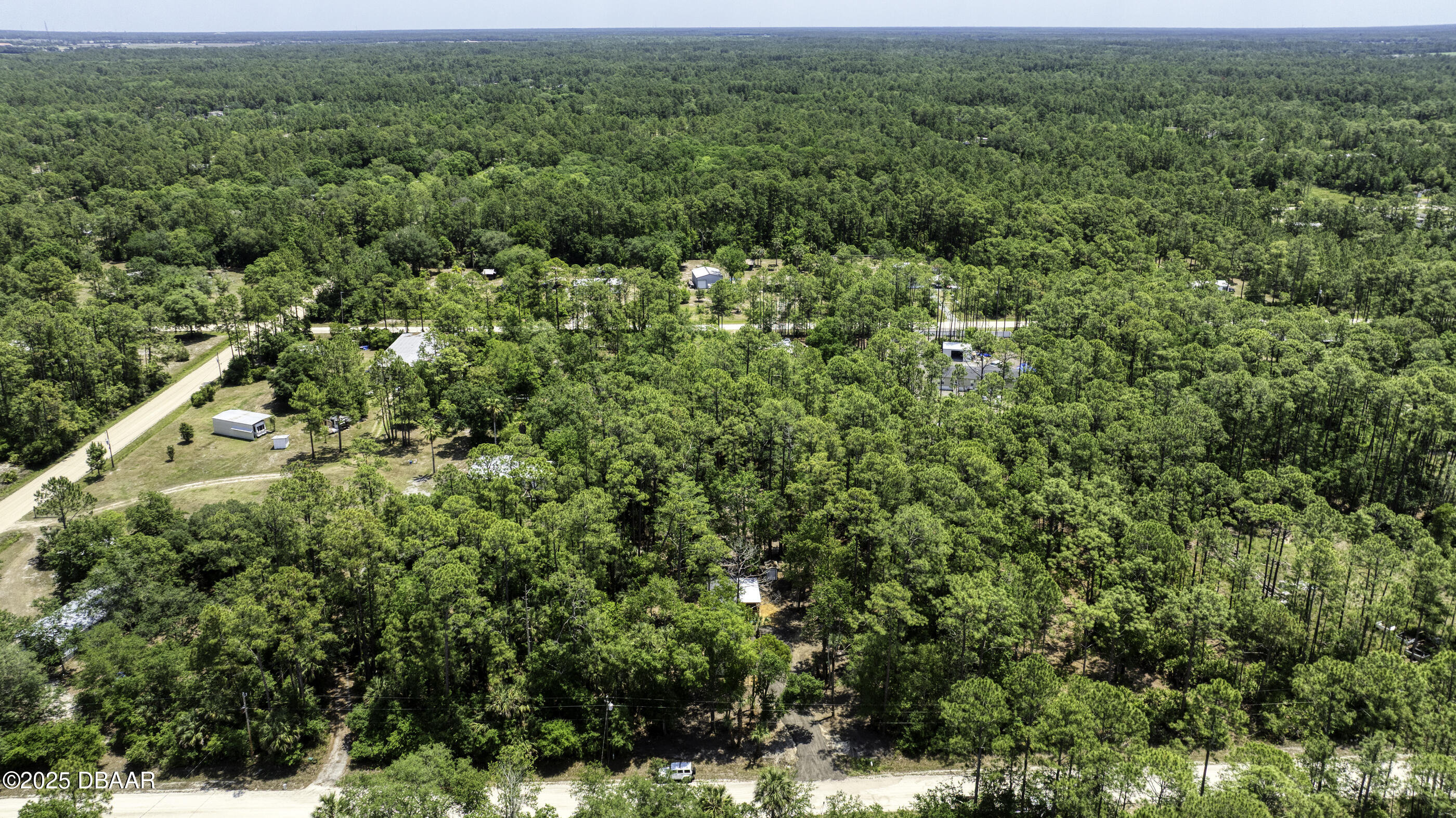 2089 Guava Lane Bunnell, FL 32110 - Photo 48 of 58 an aerial view of residential houses with outdoor space and trees