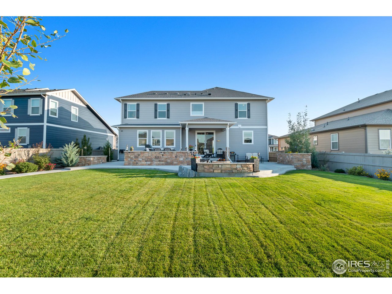 1687 Rivergate Way Berthoud, CO 80513 - Photo 16 of 39 a view of an house with swimming pool and chairs