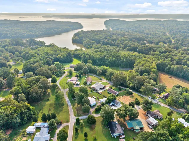 a view of city and mountain