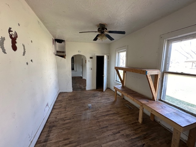 102 North Jackson Street Gardner, IL 60424 - Photo 10 of 23 a view of hallway with wooden floor and windows