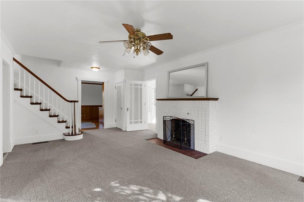 841 Highland Road Sharon, PA 16146 - Photo 16 of 39 a view of a livingroom with fireplace