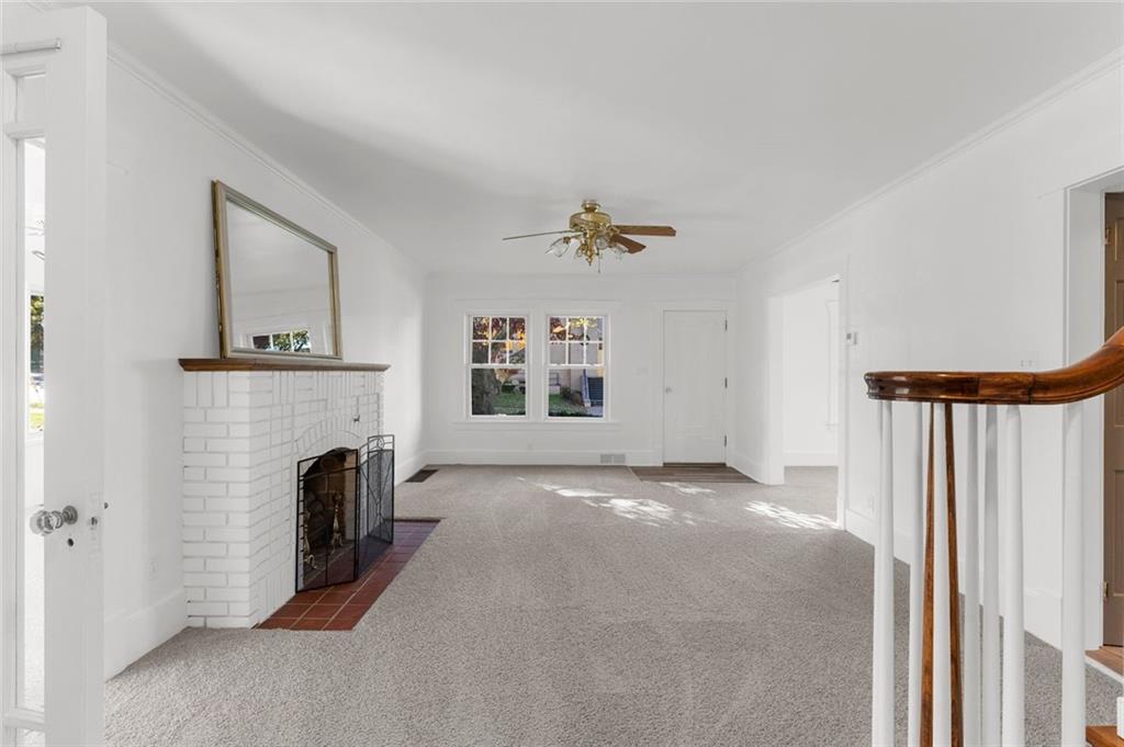 841 Highland Road Sharon, PA 16146 - Photo 18 of 39 a view of livingroom with furniture and fireplace