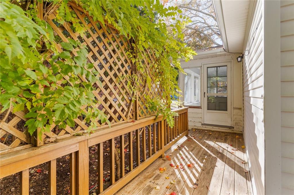 841 Highland Road Sharon, PA 16146 - Photo 30 of 39 a view of a balcony with wooden floor and fence