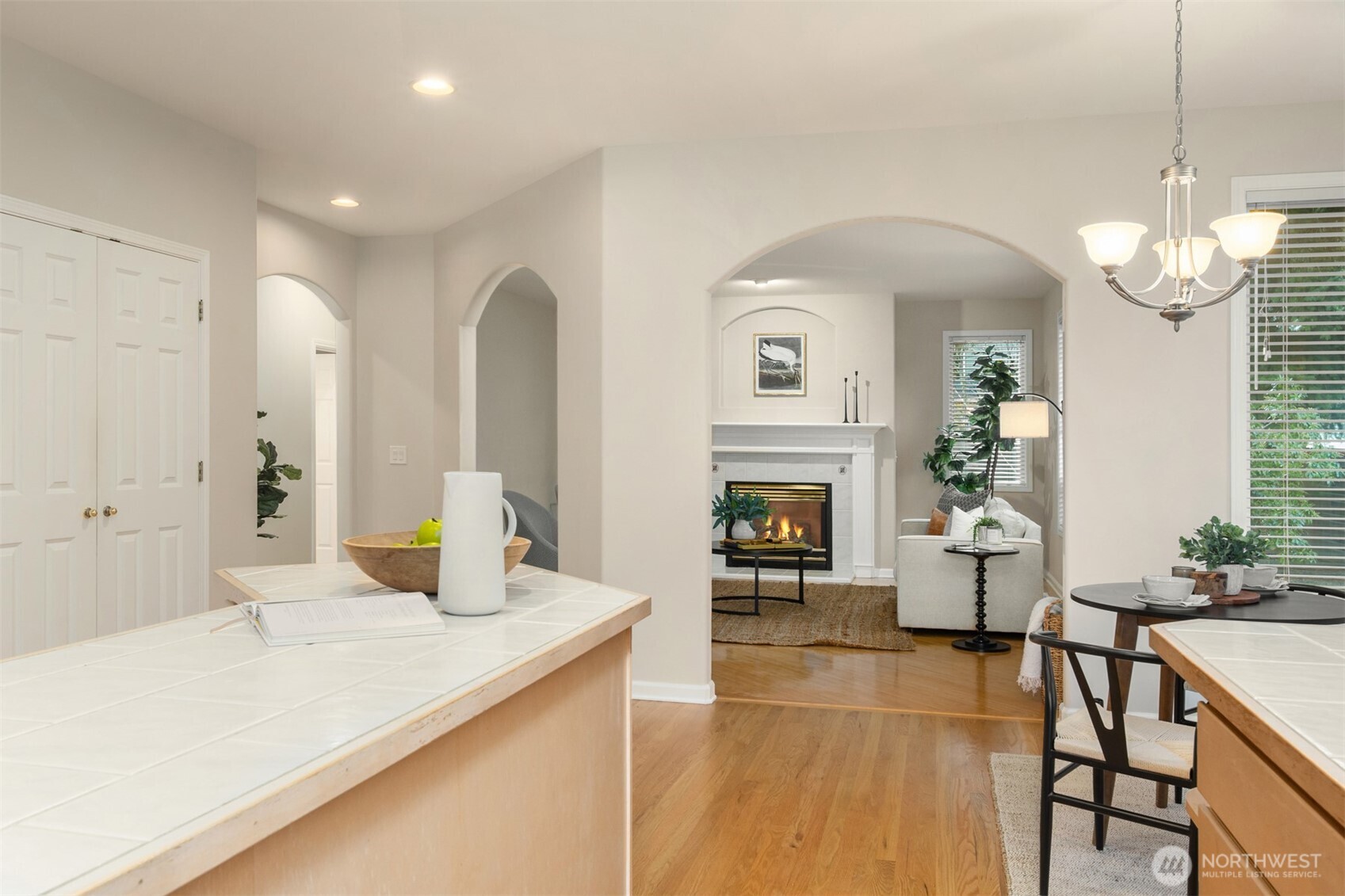 1402 Langara Circle Bellingham, WA 98229 - Photo 18 of 40 a spacious bathroom with a granite countertop sink a mirror and shower