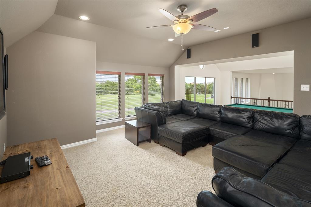 2801 Meadow Ridge Drive Prosper, TX 75078 - Photo 28 of 40 a living room with furniture and a large window