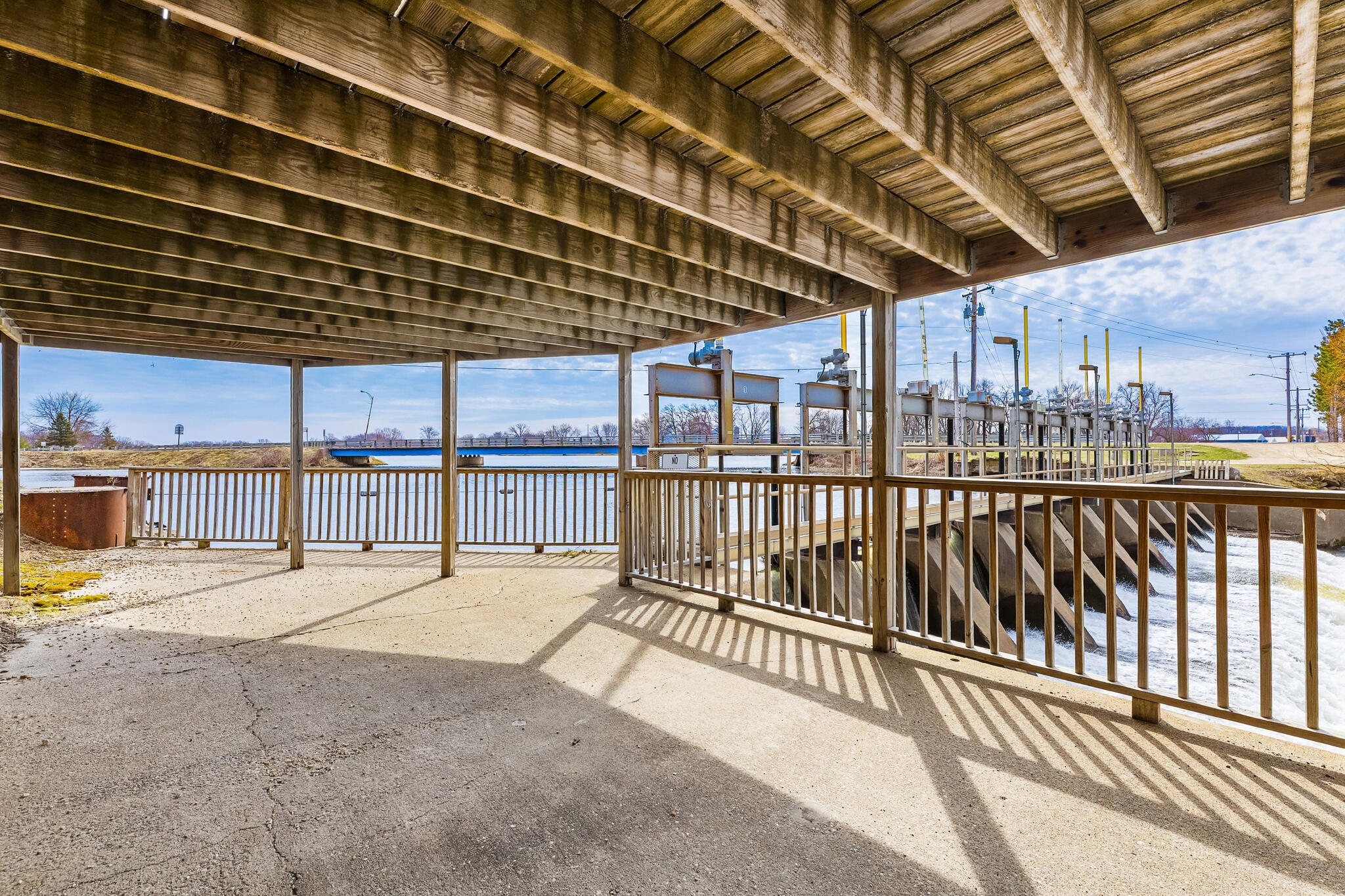 141 Mill Road Blair, WI 54616 - Photo 29 of 54 29 BOTTOM PATIO VIEW