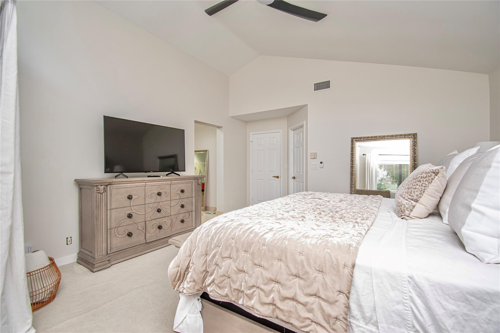 21694 Town Pl Drive Boca Raton, FL 33433 - Photo 32 of 55 a bedroom with a bed and a flat screen tv