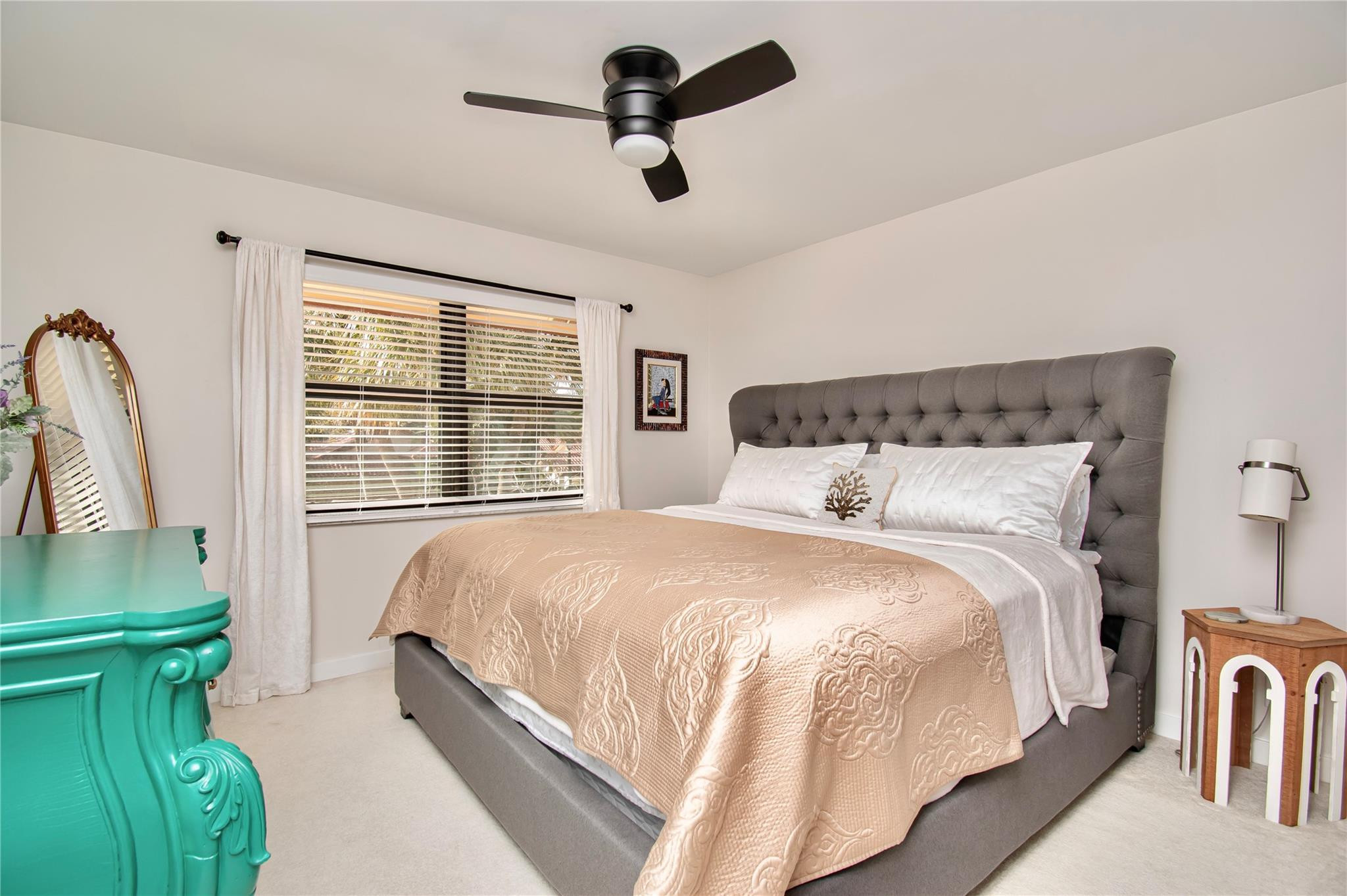 21694 Town Pl Drive Boca Raton, FL 33433 - Photo 38 of 55 a bedroom with a bed a mirror and a window