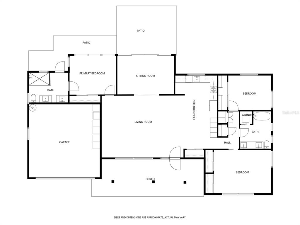 1218 Taylor Avenue Dunedin, FL 34698 - Photo 53 of 53 a black and white photo of a refrigerator