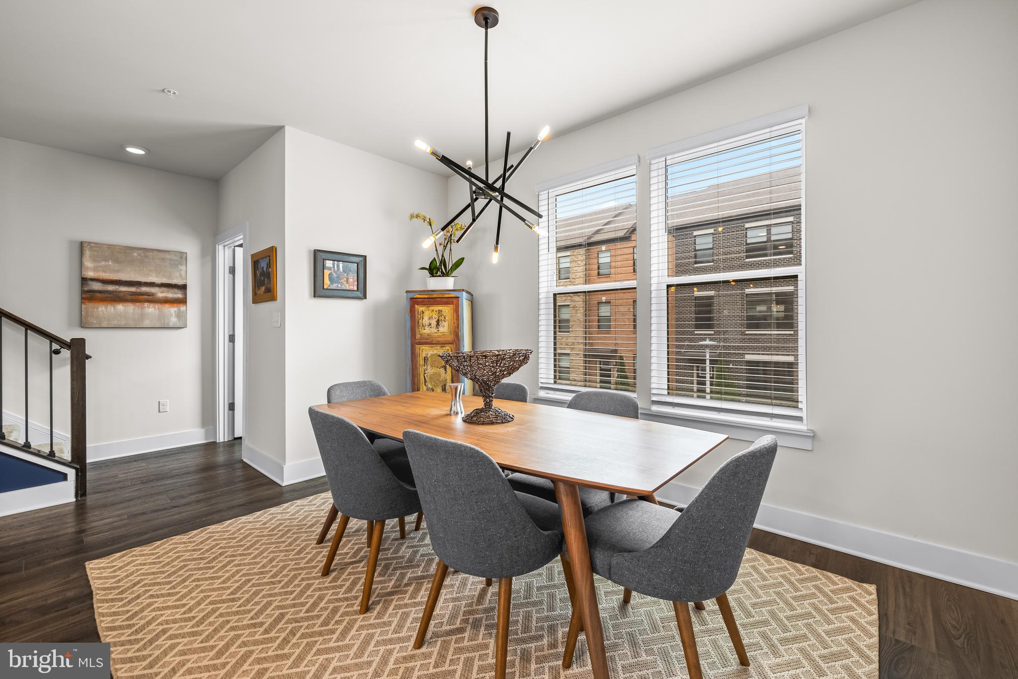 4307 La Plata Avenue Baltimore, MD 21211 - Photo 24 of 54 a view of a dining room with furniture window and wooden floor