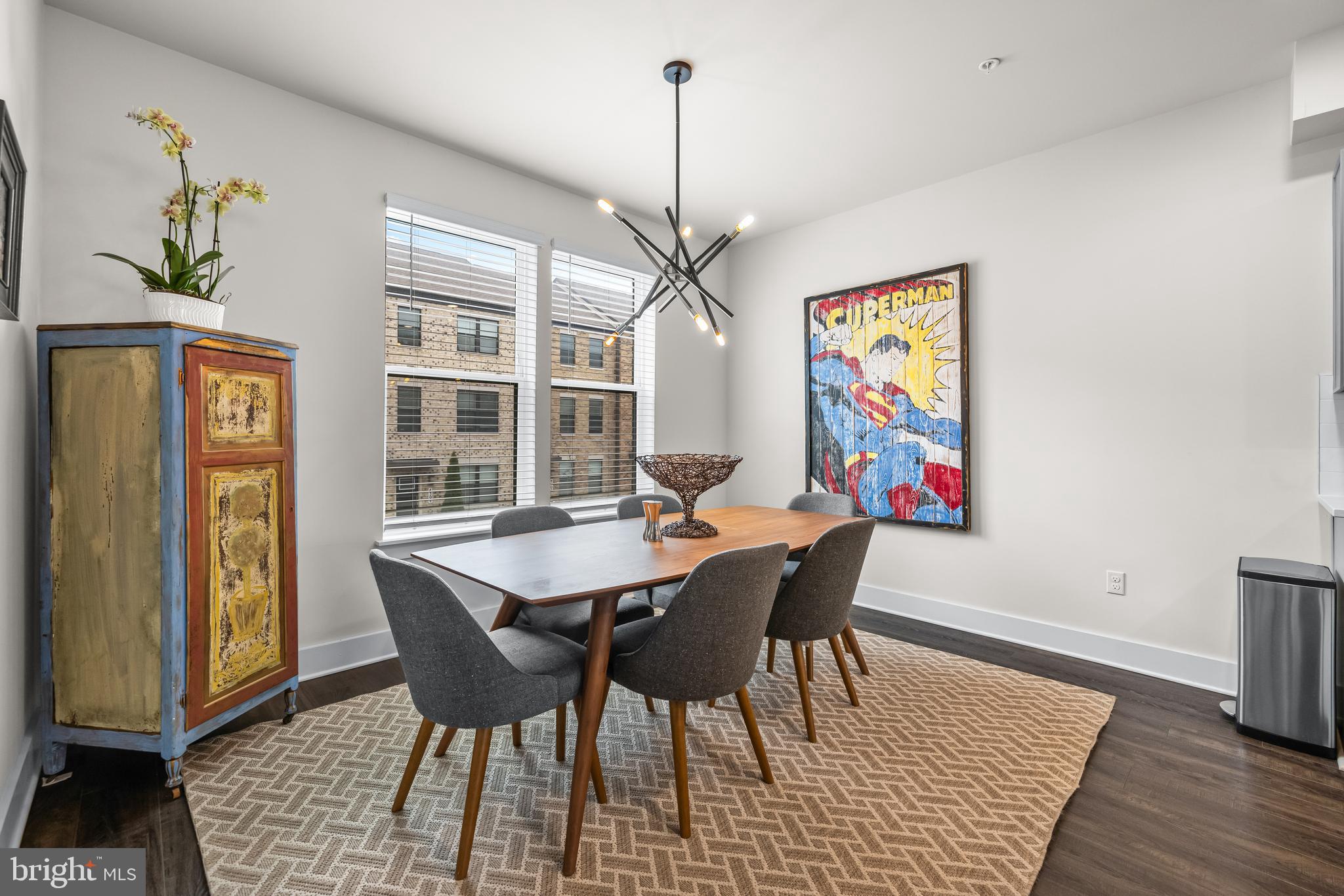 4307 La Plata Avenue Baltimore, MD 21211 - Photo 26 of 54 a view of a dining room with furniture window and wooden floor