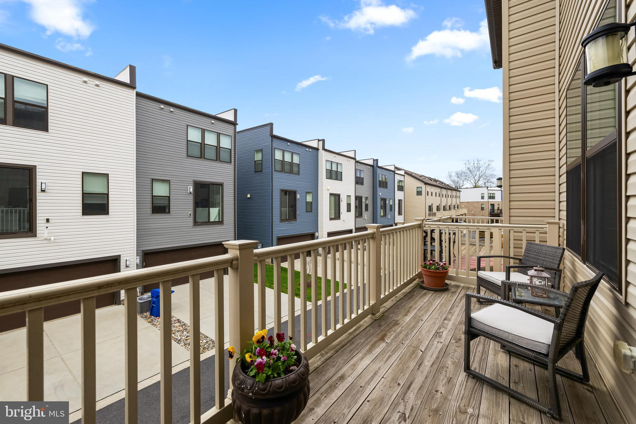 4307 La Plata Avenue Baltimore, MD 21211 - Photo 29 of 54 a view of a balcony with chairs