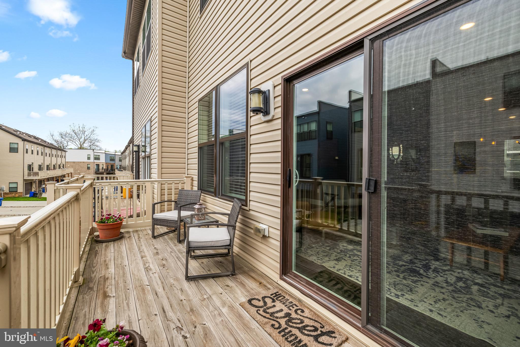 4307 La Plata Avenue Baltimore, MD 21211 - Photo 30 of 54 a balcony with couch