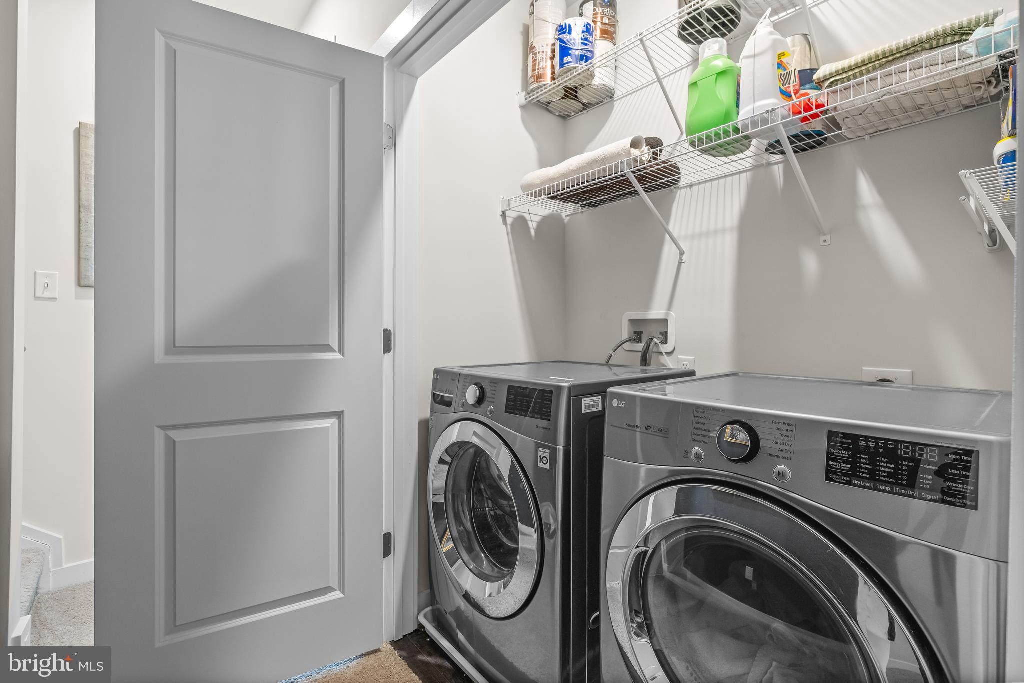 4307 La Plata Avenue Baltimore, MD 21211 - Photo 33 of 54 The washer and dryer are next to the bedrooms.