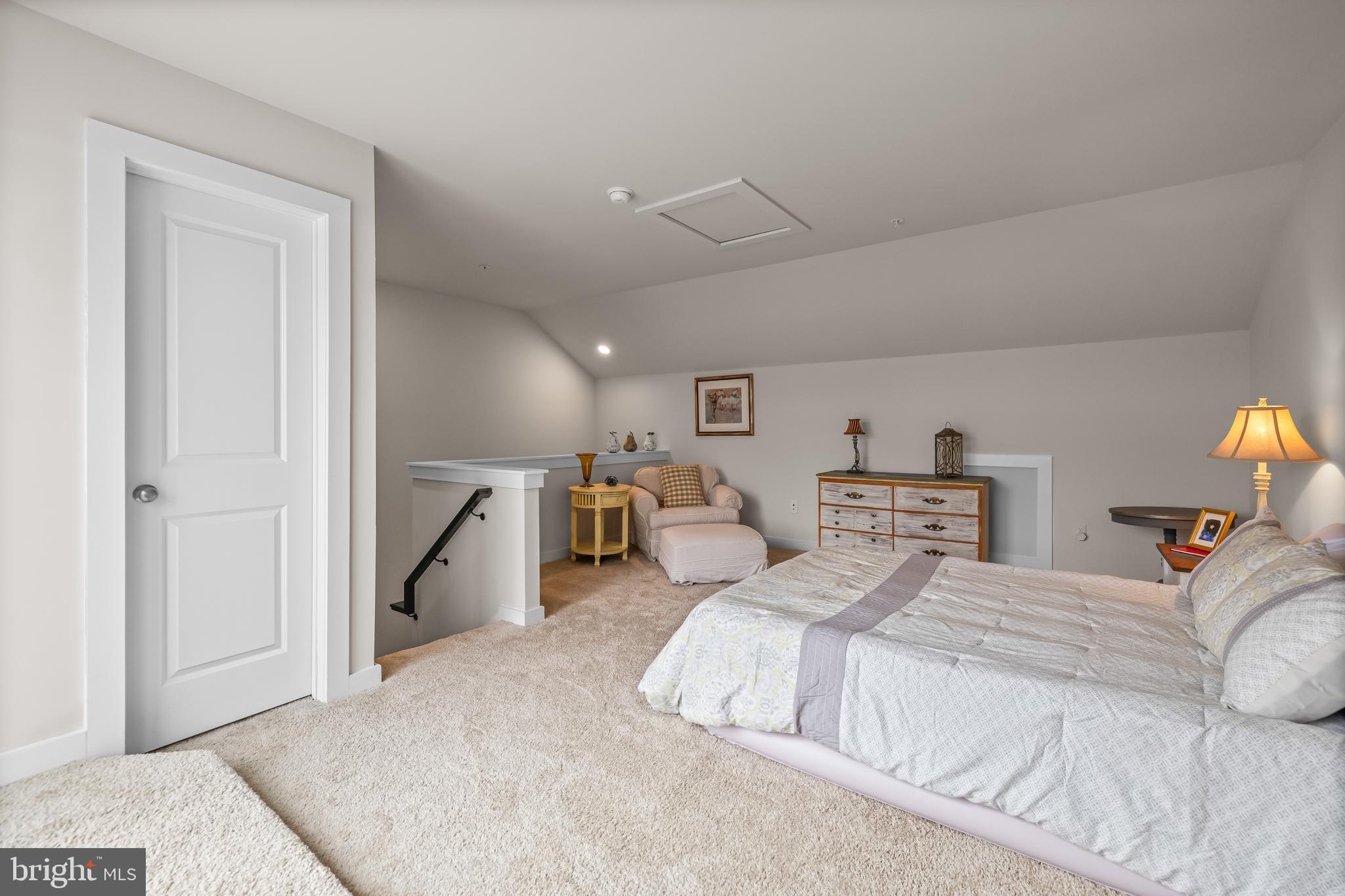 4307 La Plata Avenue Baltimore, MD 21211 - Photo 48 of 54 a bedroom with two beds and painted walls