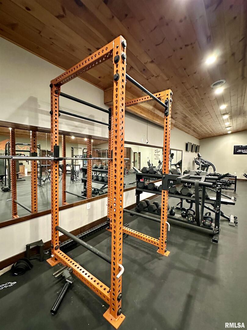 20 Ashley Lane Casey, IL 62420 - Photo 12 of 98 a view of a room with gym equipment