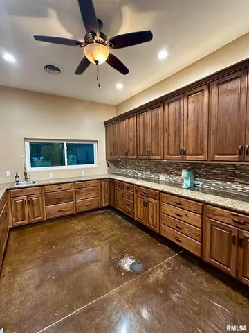 a view of a livingroom with wooden floor