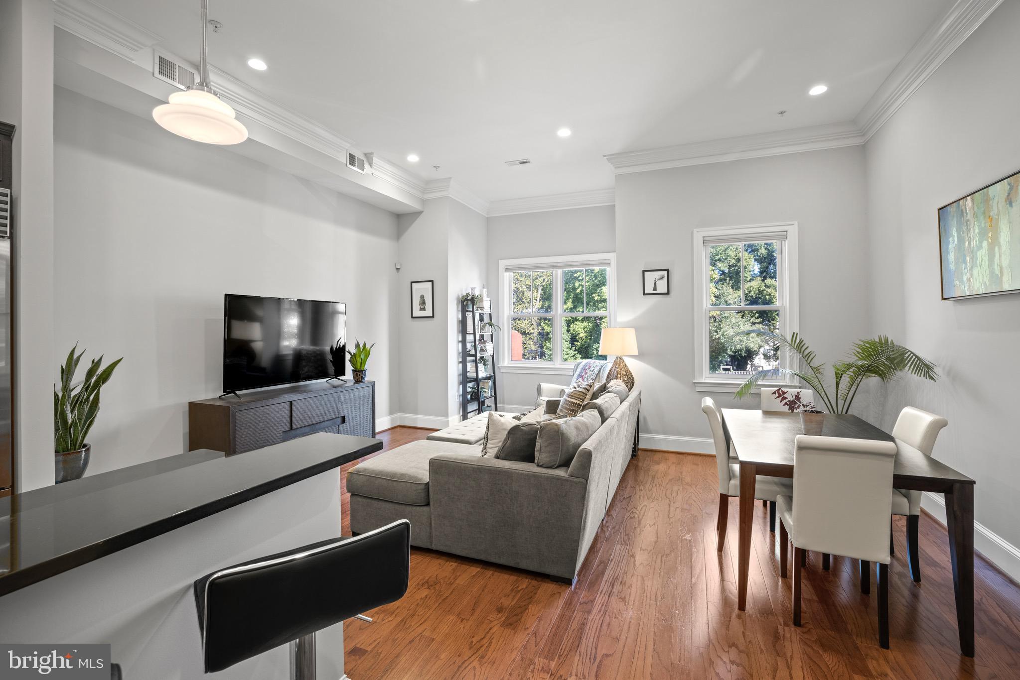 1232 4th Street Northwest, Unit 2 Washington, DC 20001 - Photo 2 of 21 Living/Dining