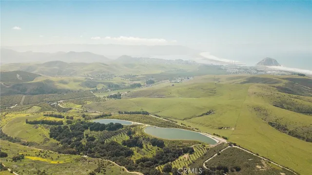 a view of city and mountain