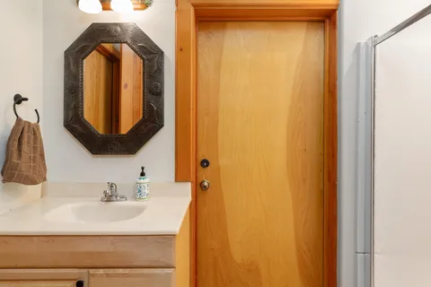 a outdoor space with furniture