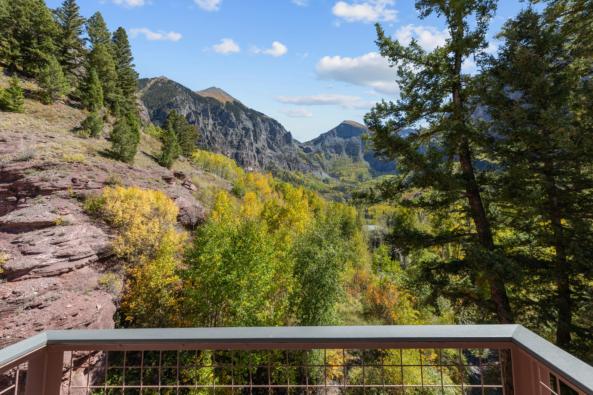 21 Royer Lane Telluride, CO 81435 - Photo 31 of 44 a view of a balcony with an outdoor space
