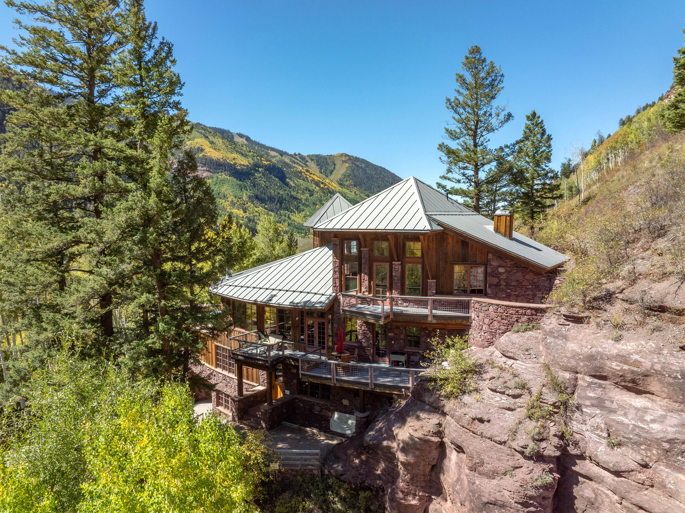 21 Royer Lane Telluride, CO 81435 - Photo 4 of 44 a view of a house with a yard