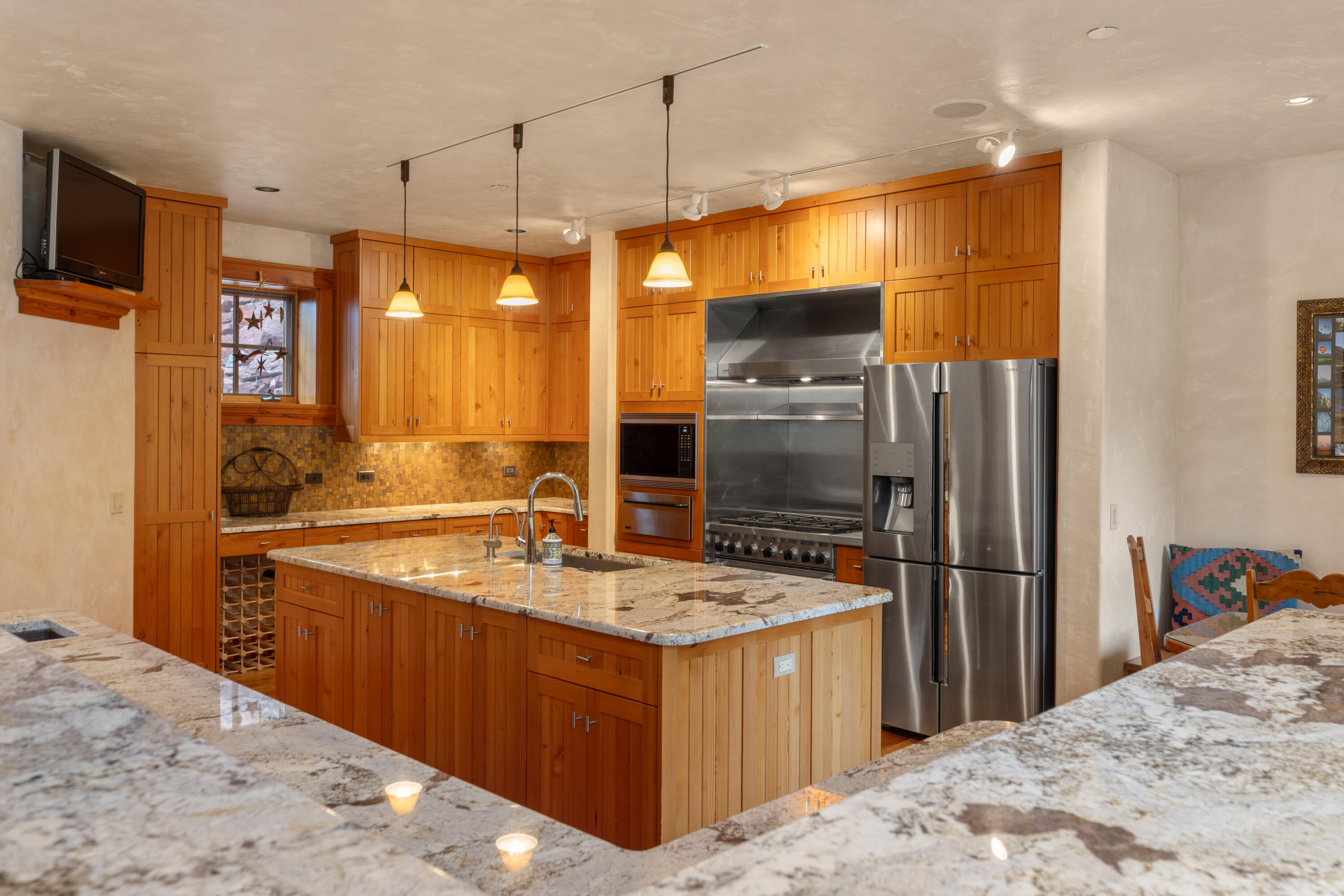 21 Royer Lane Telluride, CO 81435 - Photo 8 of 44 a kitchen with a refrigerator sink and microwave