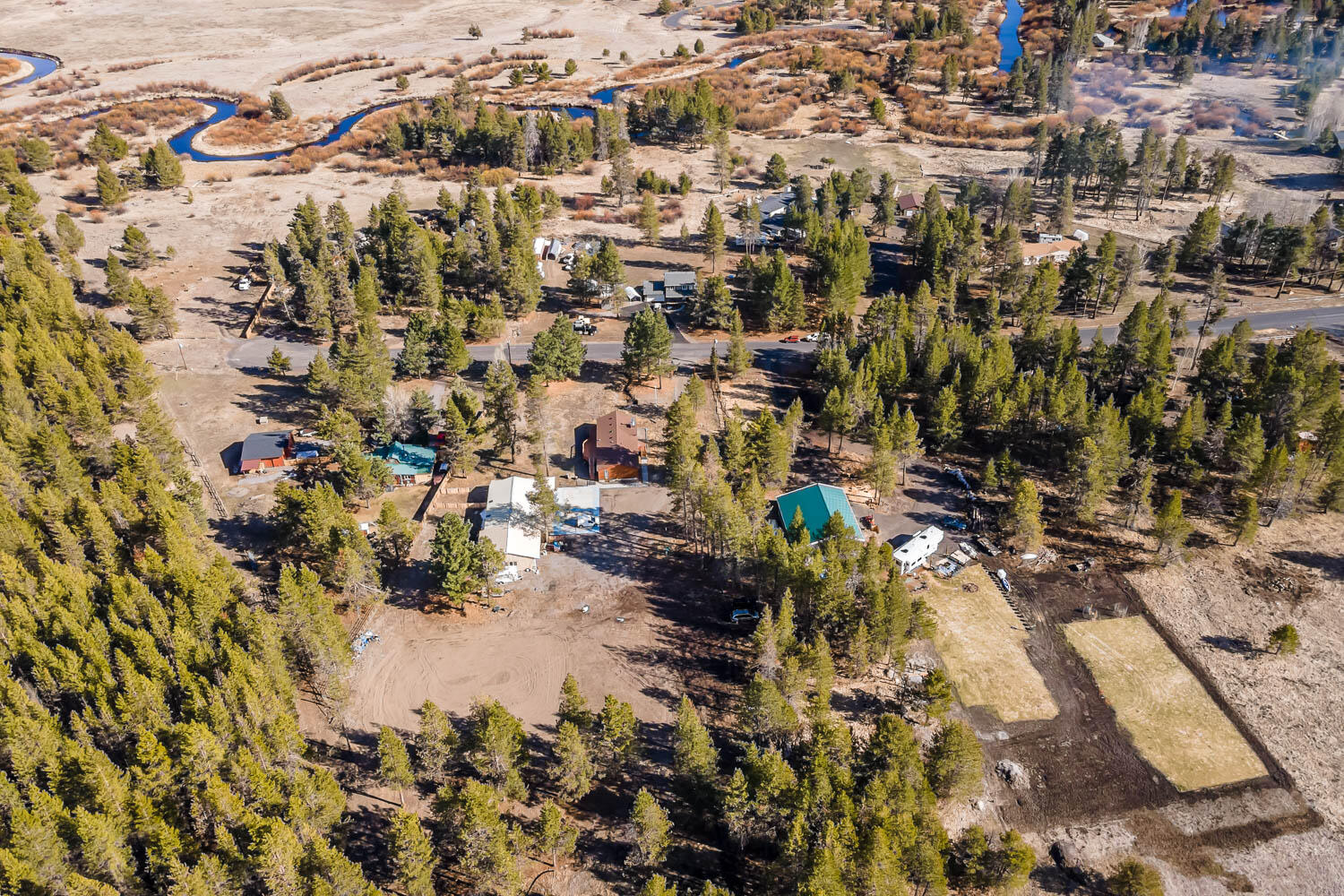 53981 Pine Grove Road La Pine, OR 97739 - Photo 35 of 41 you can see how close the little Deschutes River is to the property.