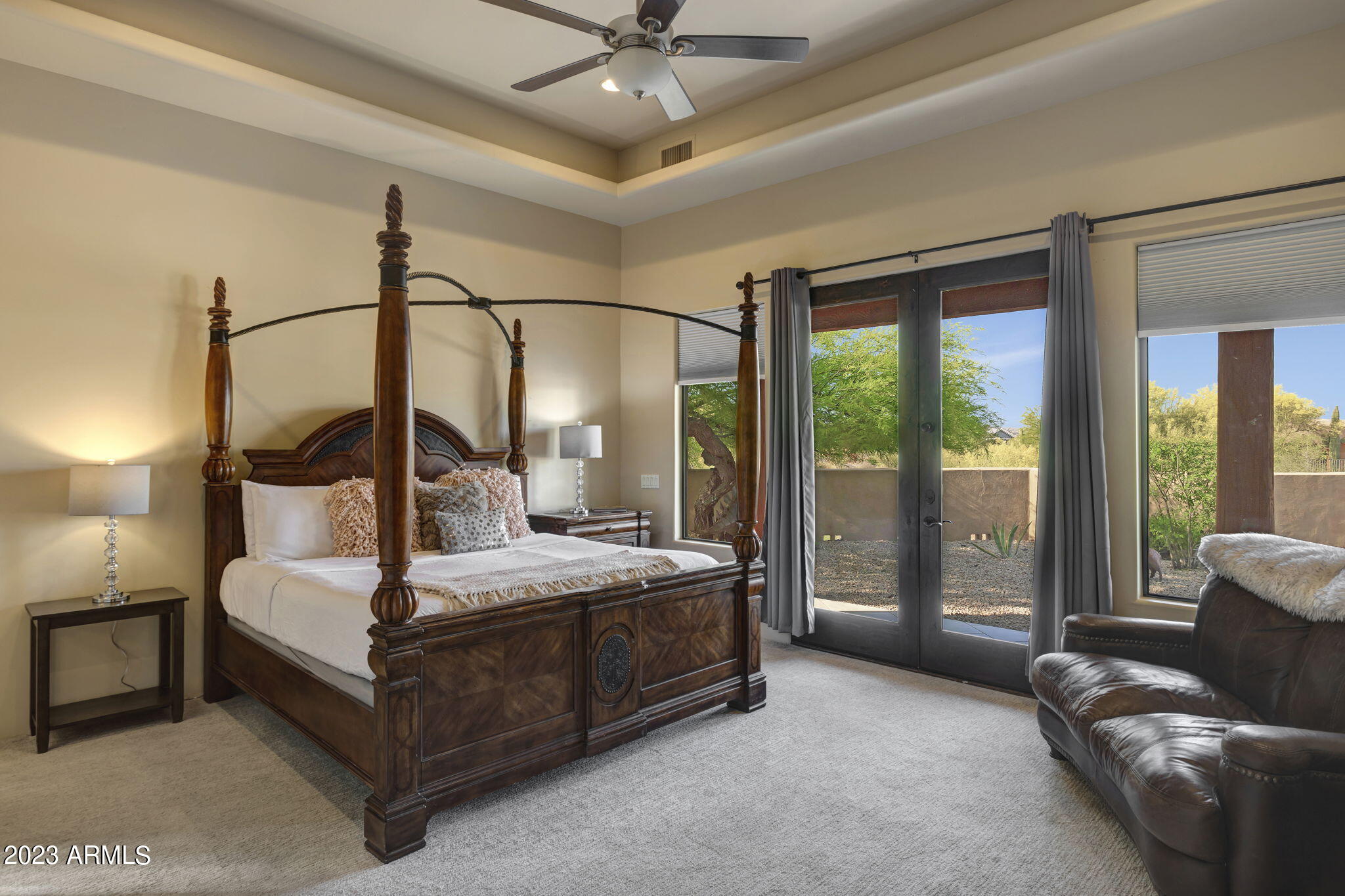 14214 East Gamble Lane Scottsdale, AZ 85262 - Photo 18 of 53 a bedroom with a bed couch and window