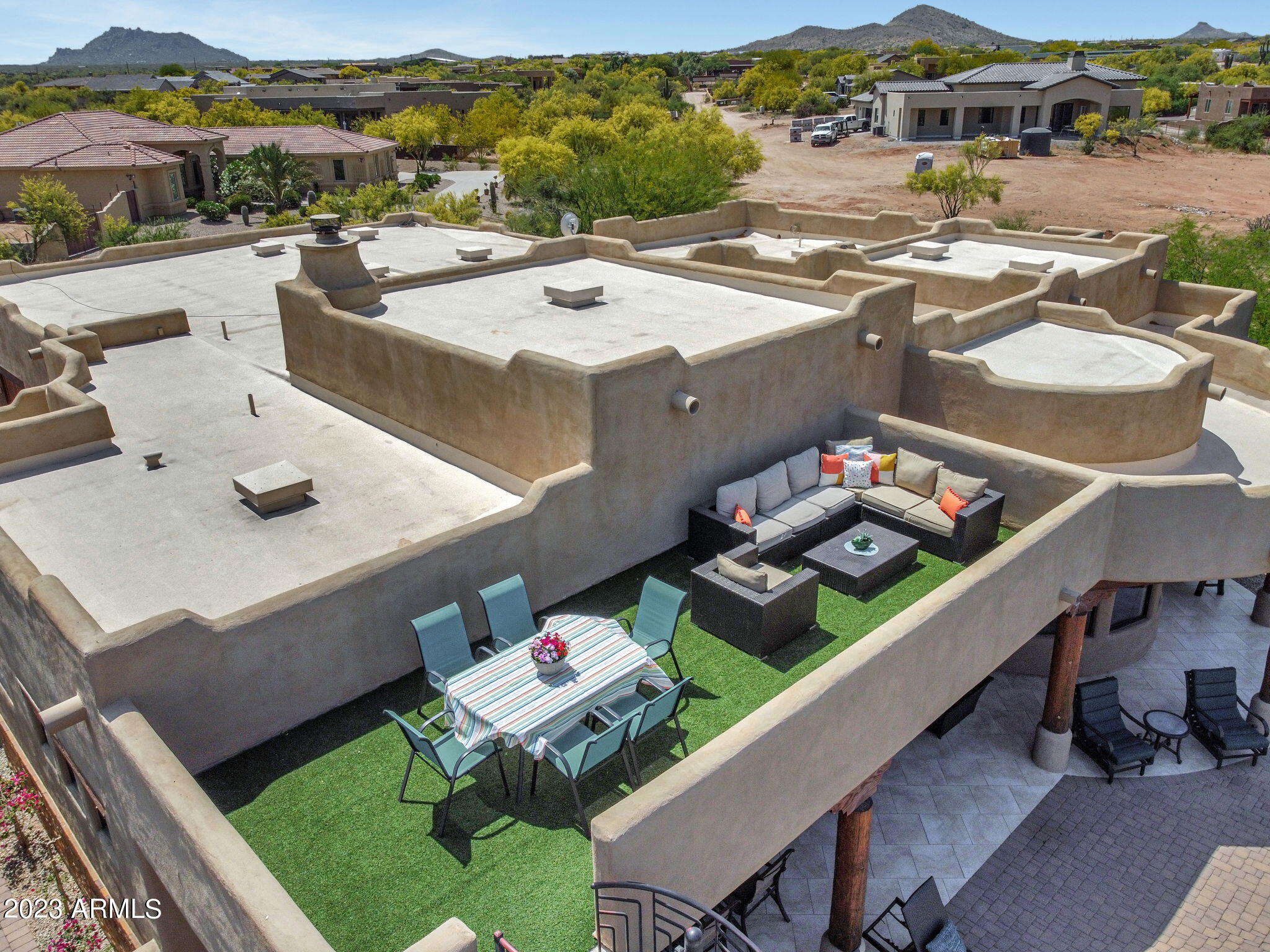 14214 East Gamble Lane Scottsdale, AZ 85262 - Photo 44 of 53 a view of a patio with furniture