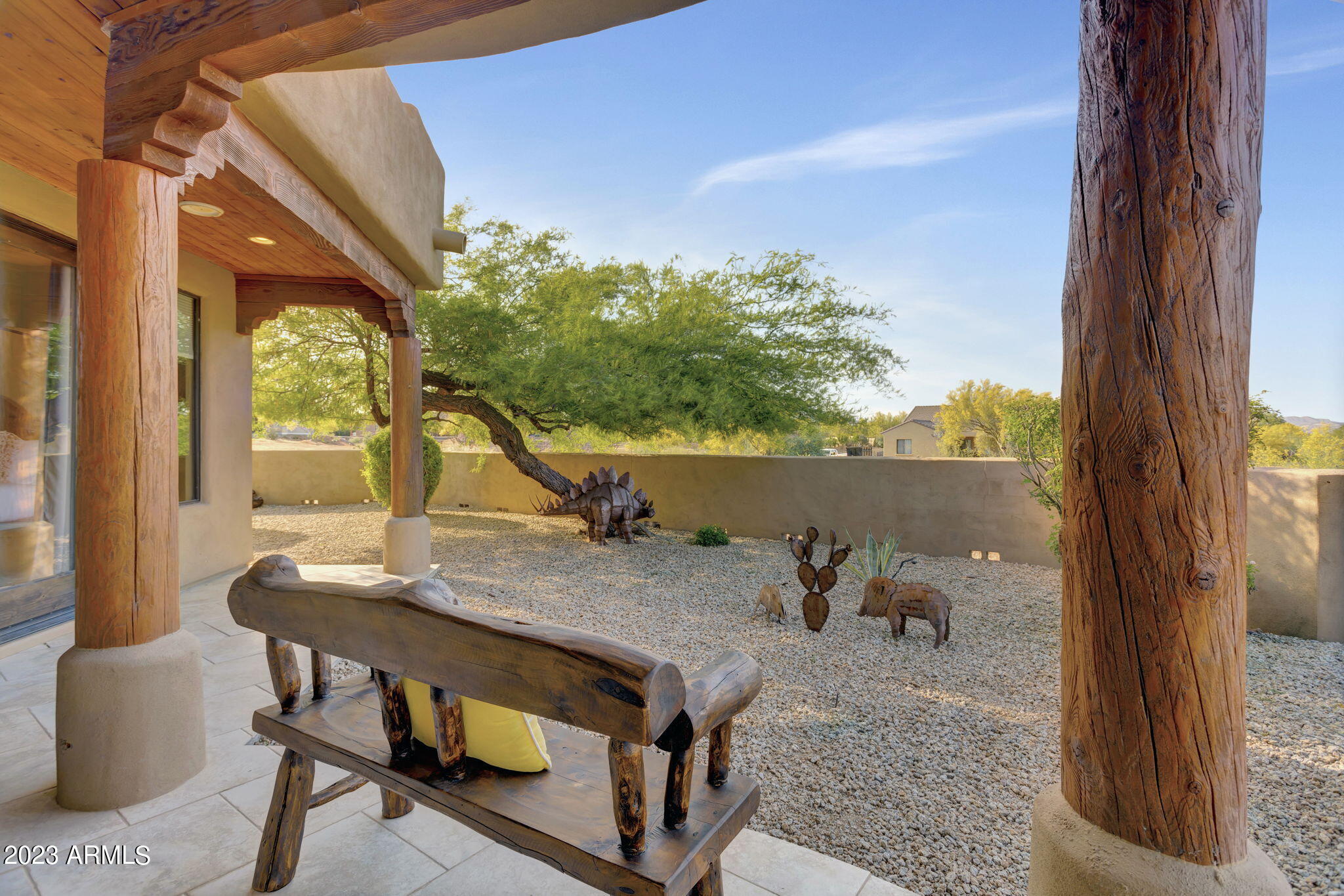 14214 East Gamble Lane Scottsdale, AZ 85262 - Photo 47 of 53 a view of deck with furniture and outside view