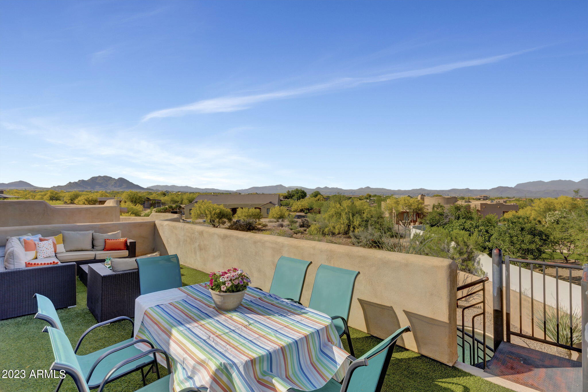 14214 East Gamble Lane Scottsdale, AZ 85262 - Photo 49 of 53 a view of a city from a balcony