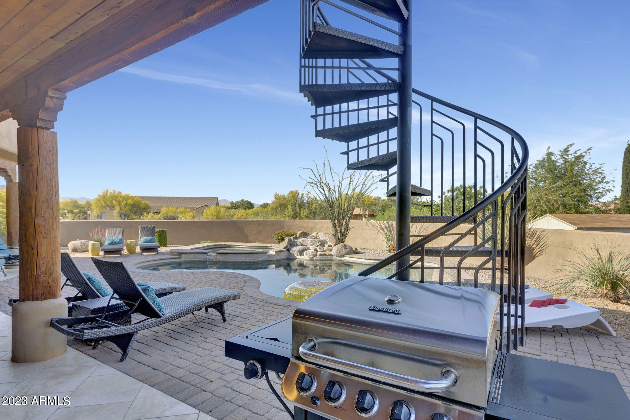 14214 East Gamble Lane Scottsdale, AZ 85262 - Photo 53 of 53 a view of balcony with seating space