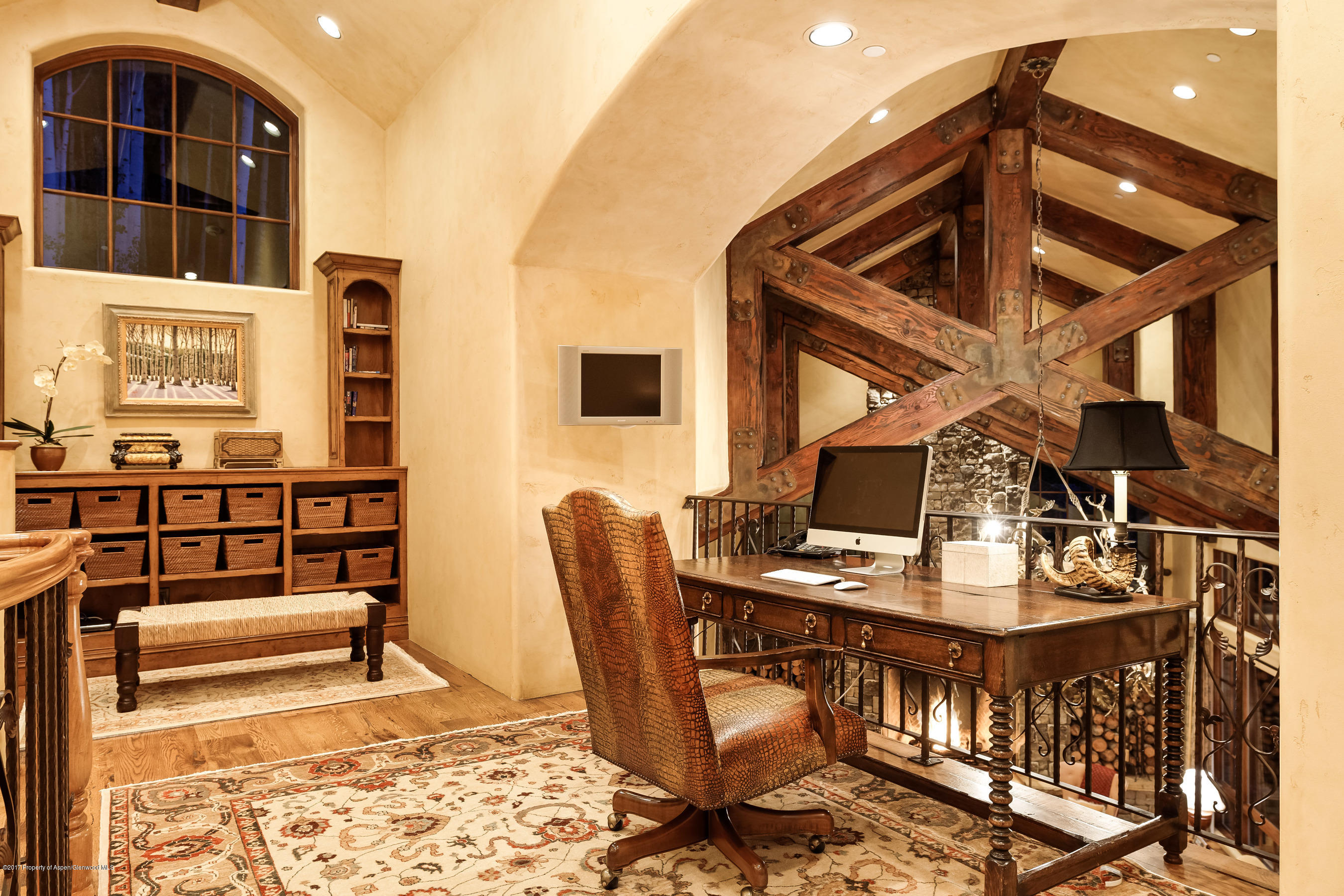 127 Powderbowl Trail Aspen, CO 81611 - Photo 12 of 31 a view of a dining room with furniture and wooden floor