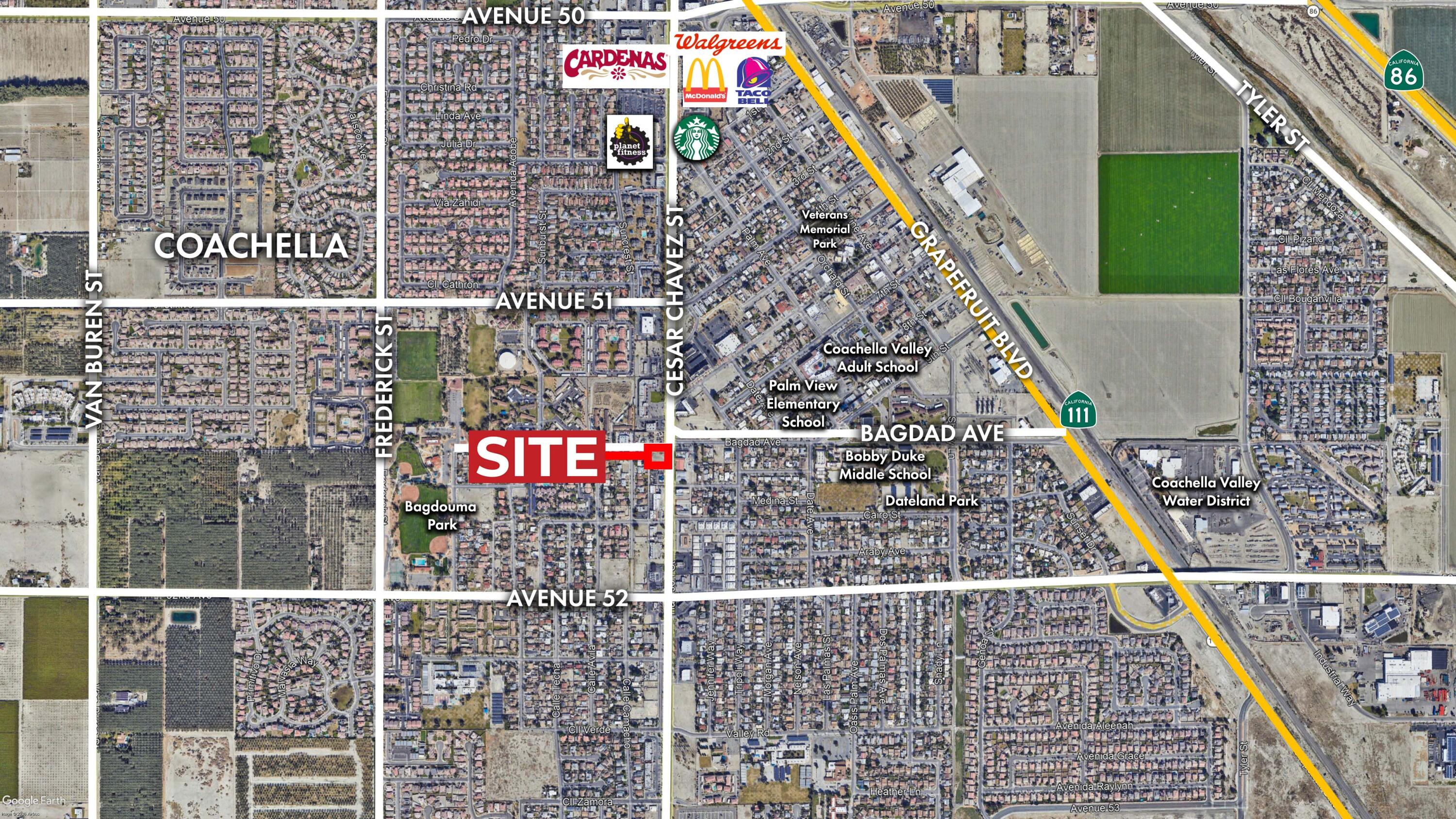 51531 Harrison Street Coachella, CA 92236 - Photo 1 of 3 Flat Aerial ZO 2