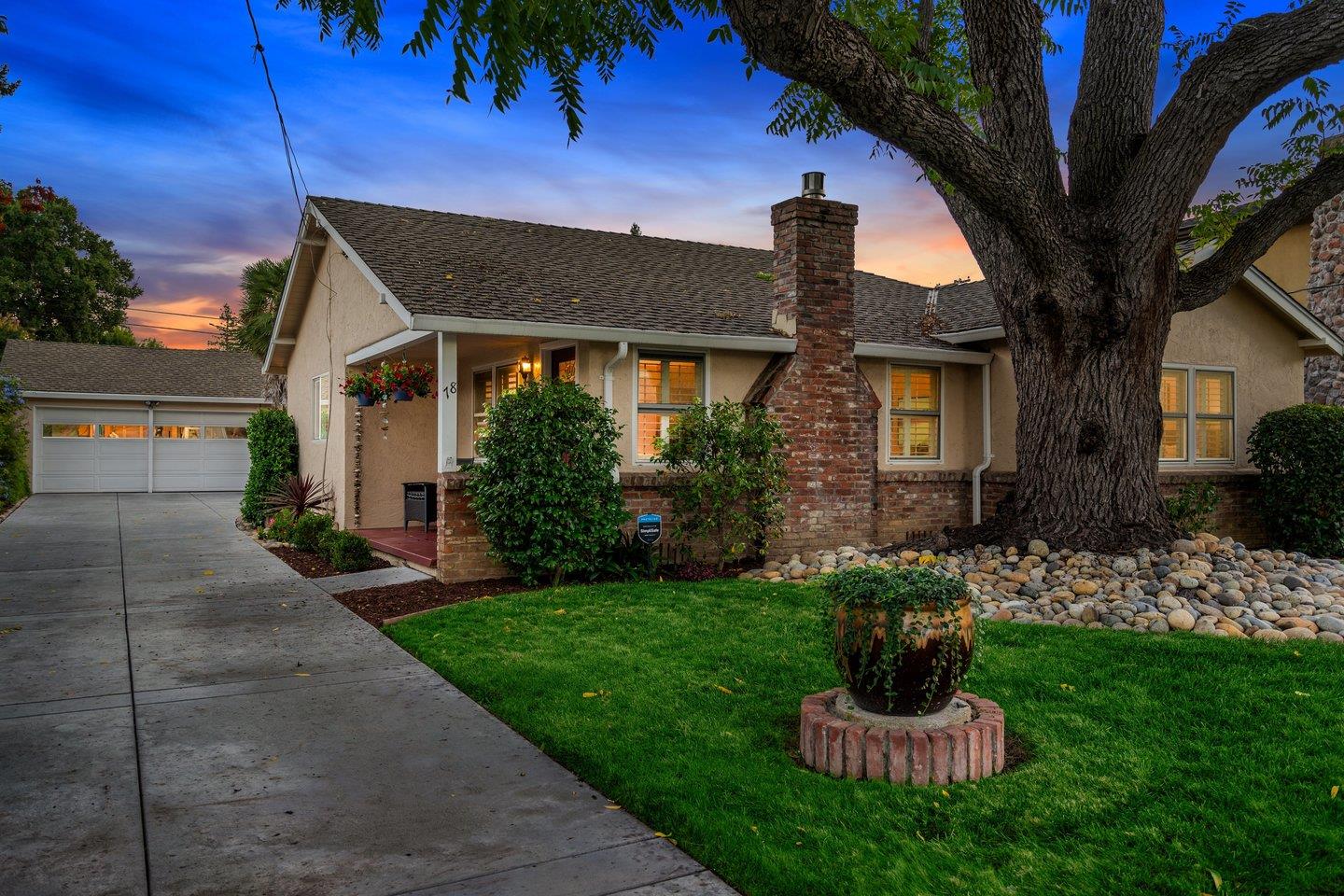 78 Cherry Lane Campbell, CA 95008 - Photo 2 of 49 a front view of a house with a yard