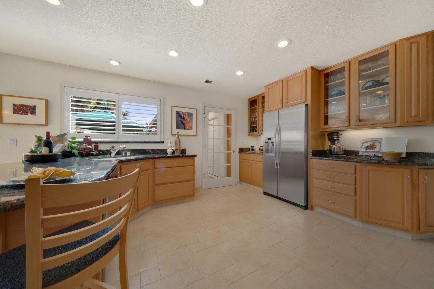 78 Cherry Lane Campbell, CA 95008 - Photo 23 of 49 a kitchen with stainless steel appliances a refrigerator sink and microwave