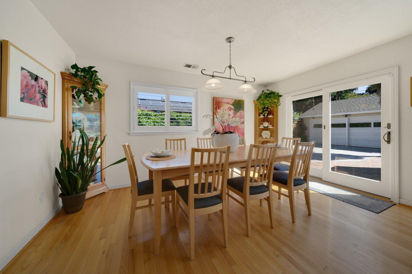 78 Cherry Lane Campbell, CA 95008 - Photo 25 of 49 a view of a dining room with furniture window and wooden floor
