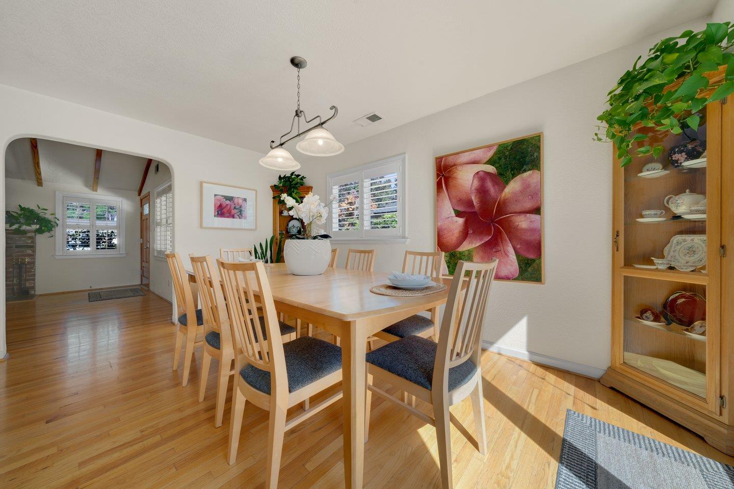 78 Cherry Lane Campbell, CA 95008 - Photo 26 of 49 a view of a dining room with furniture and wooden floor
