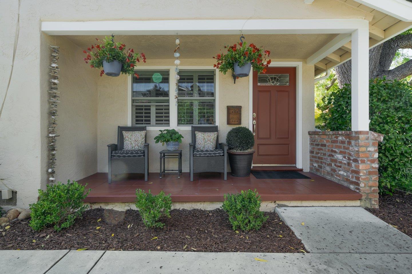 78 Cherry Lane Campbell, CA 95008 - Photo 10 of 49 a view of a patio with table and chairs and potted plants
