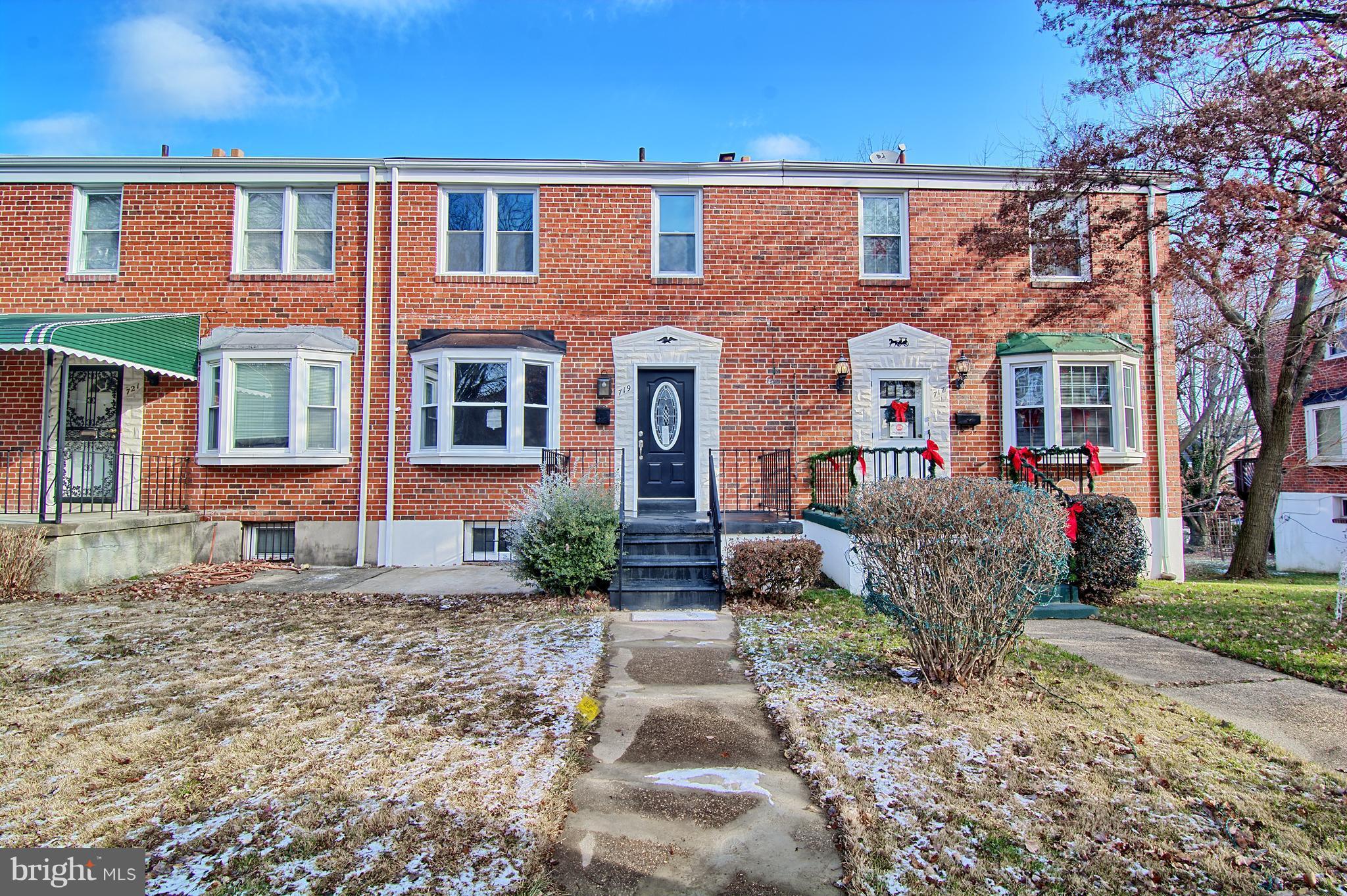 719 Stamford Road Baltimore, MD 21229 - Photo 3 of 29 Front view , replaced windows and doors