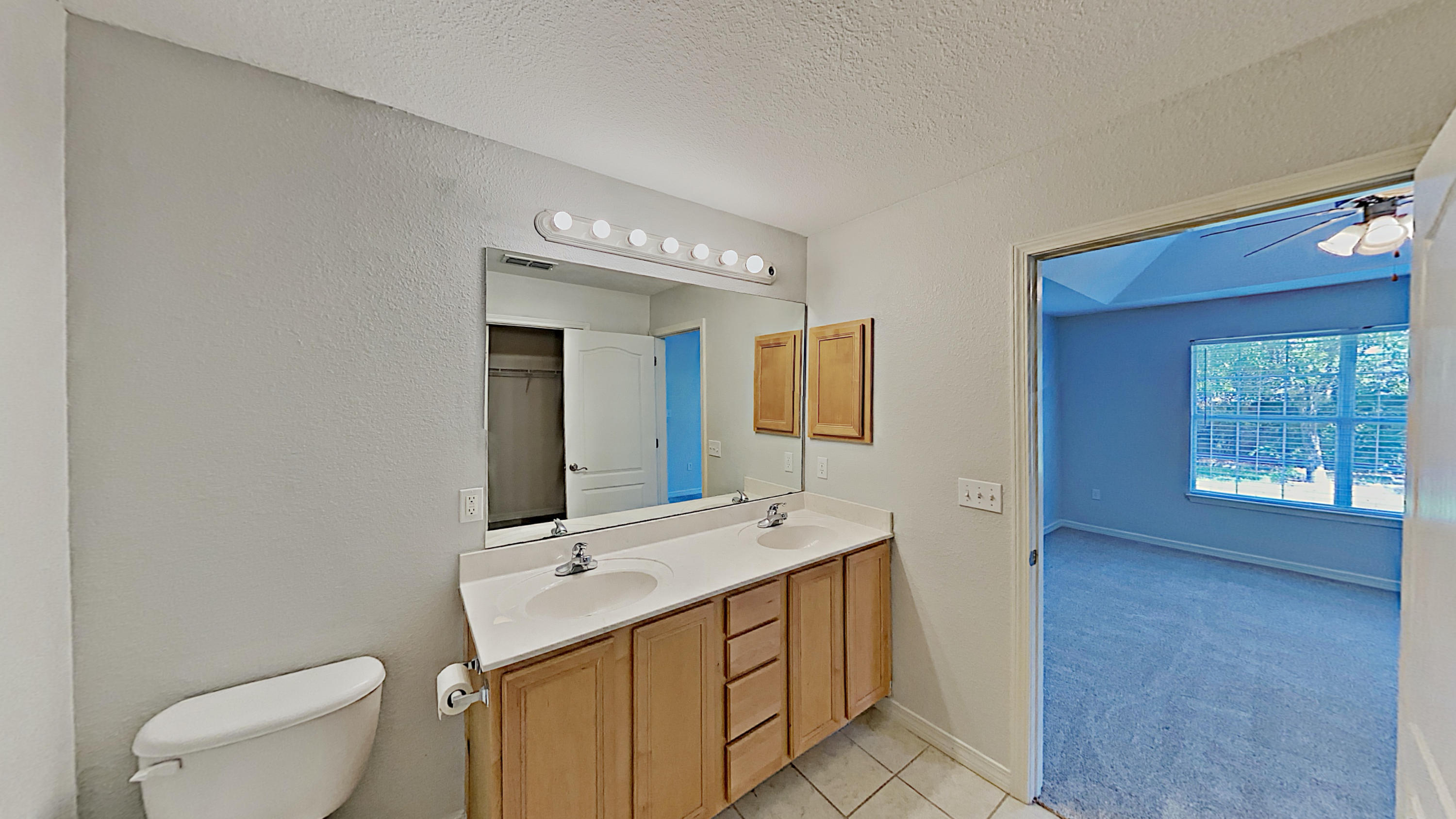 113 Red Maple Court Santa Rosa Beach, FL 32459 - Photo 22 of 36 a bathroom with a sink a toilet and mirror