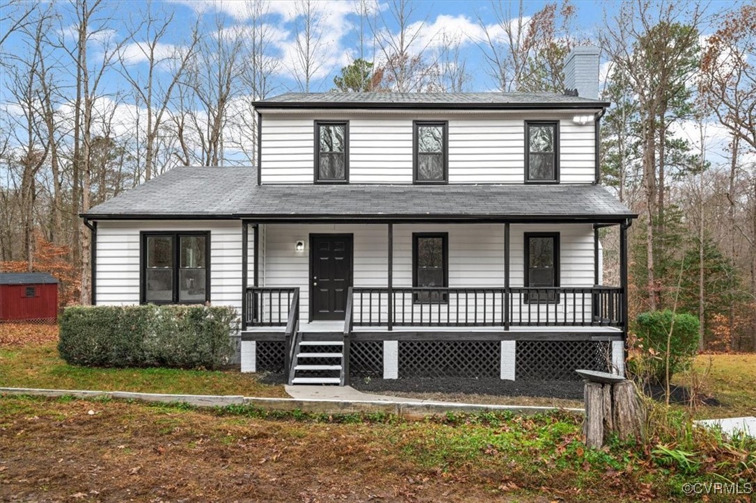 6920 Belmont Road Chesterfield, VA 23832 - Photo 2 of 50 View of front property with a porch